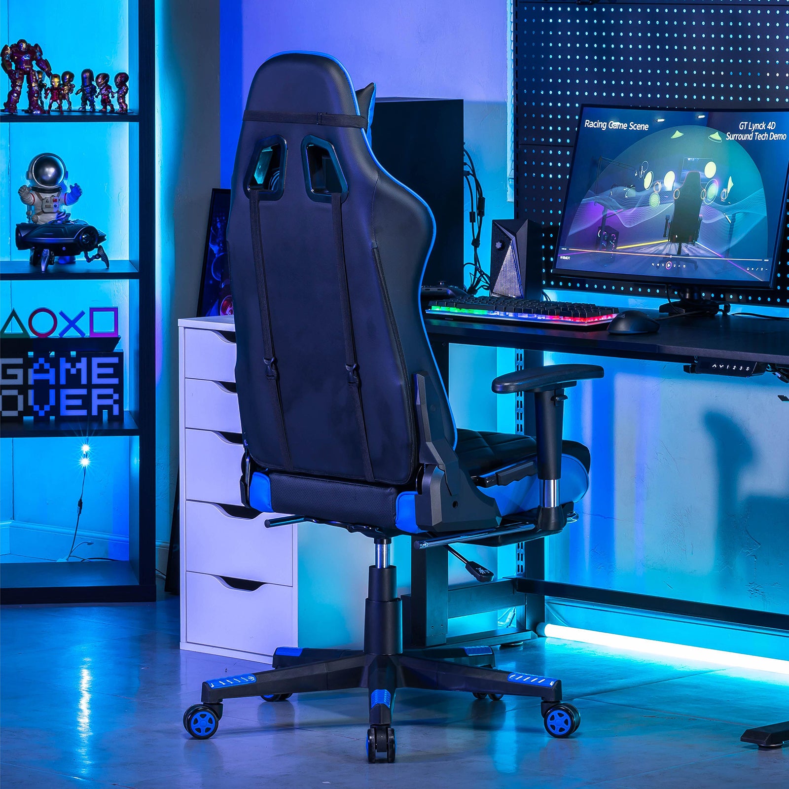 XBuran800 Gaming Chair with Footrest | GTRACING