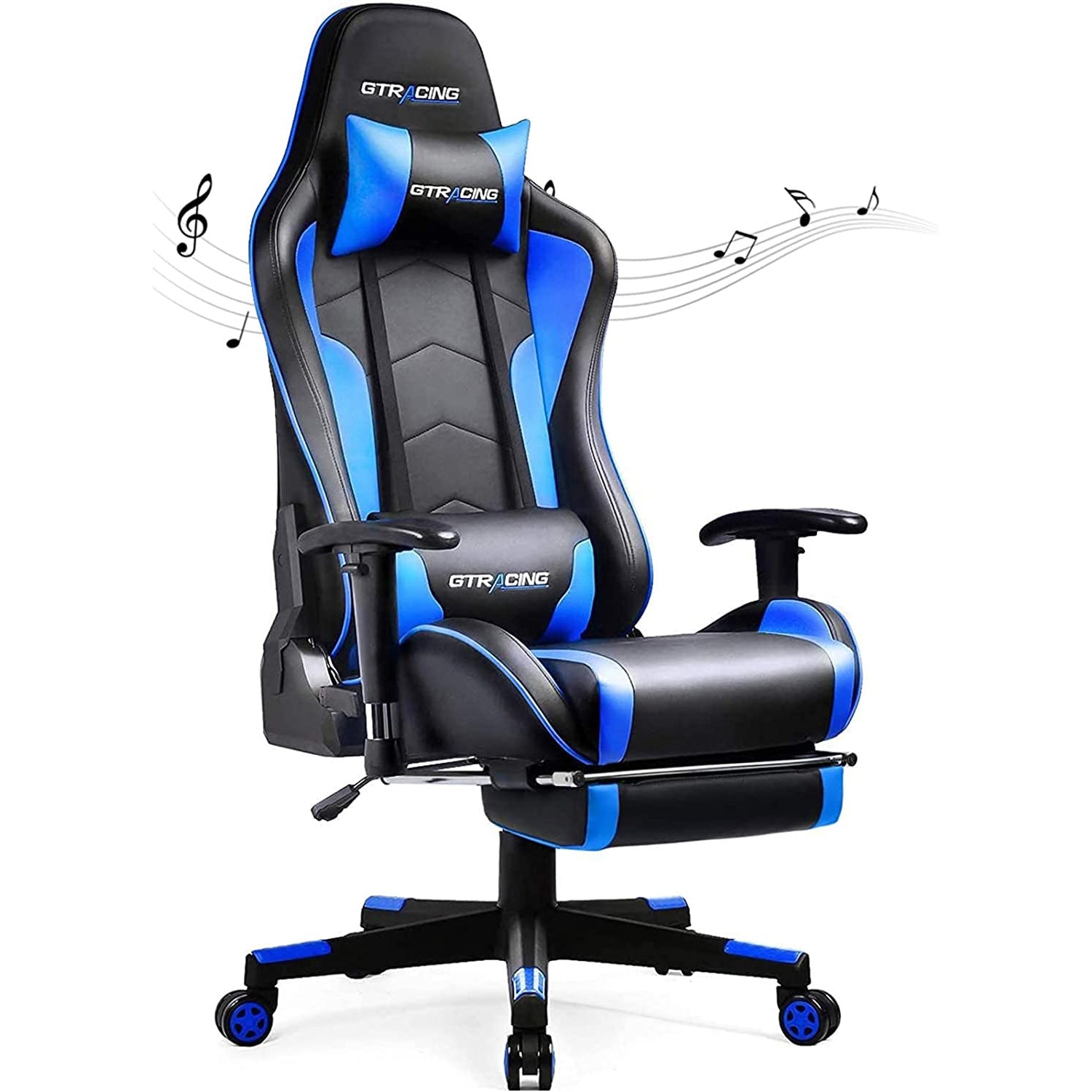 GT890MF-RED Gaming Chair with Speaker | GTRACING